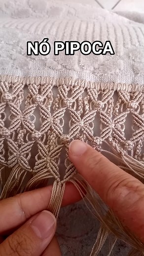 263K views · 6.1K reactions | PRA QUEM PEDIU, AQUI ESTA UM POUQUINHO DO NÓ PIPOCA... | Lilian Macrame | Facebook