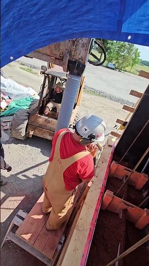 This skid steer attachment streamlines the #RammedEarth building process.