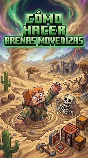 🏜️ Cómo Hacer Arenas Movedizas en Minecraft 🤯