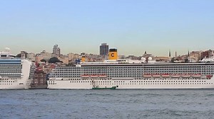 Istanbul May 23 Cruise Ship Ruby Stock Footage Video (100% Royalty-free) 3729455 | Shutterstock