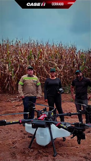 DEMONSTRAÇÃO DRONE P150 - Cerrado Case Ih