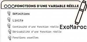 cours fonctions d'une variable réelle