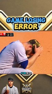 Game losing 😰 error in MLB pt1 #fypシ゚viralシ #SportsHighlights #oddities #mlb #viralreels #BaseballIsLife #epicmoments | BaseandSoft by Jose Peralta