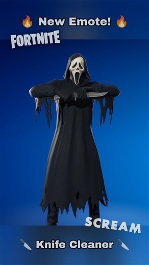 NEW SCREAM Emote: "Knife Cleaner" in FORTNITE! 🔥
