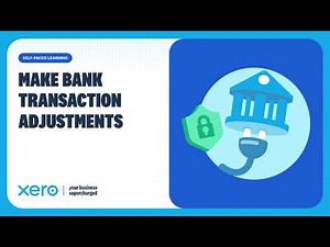 How to make a minor adjustment in Xero's bank reconciliation