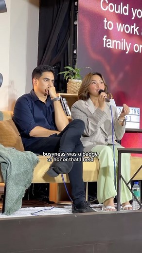 Joyce Pring-Triviño on Instagram: "Sharing a snippet of God’s lovingkindness to this retired workaholic. 😂 It’s true — we must always aim to excel and maximize our talents, time, and treasure…. but not to the point of confusing our work as that which gives us value. 🙏🏽 Thank you to #B1GStaRosa for giving Juancho and I a chance to share God’s faithfulness in our lives! Should we do a podcast episode on this?! 😅 #AdultingWithJoycePring #TheTrivinos"