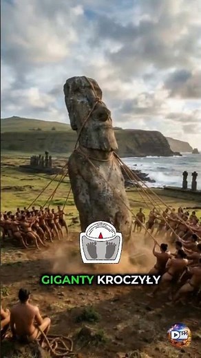 Easter Island statues walked