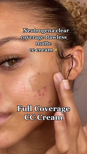 #neutrogenapartner I can't get enough of this cc cream from @Neutrogena! Click the link in my bio to shop!✨ #neutrogenamakeup #clearcoverage