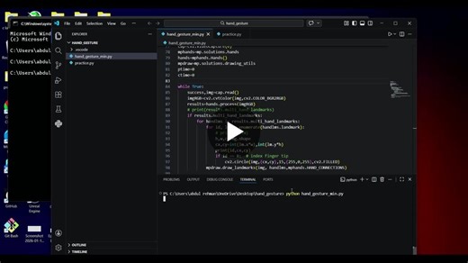 Building Real-Time Hand Tracking with OpenCV and MediaPipe | Abdul Rehman posted on the topic | LinkedIn