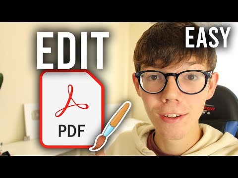 How To Edit PDF File (Quick & Easy) | Edit A PDF File