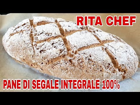 WHOLEMEAL RYE BREAD 100%⭐RITA CHEF.