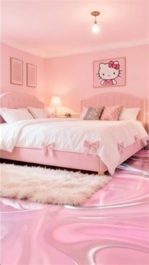 Hello Kitty Epoxy Floor Transformation 😻 From Plain to Cute!