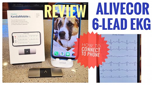 Watch Alivecor KardiaMobile 6-Lead EKG Monitor Review & How To Use on Amazon Live