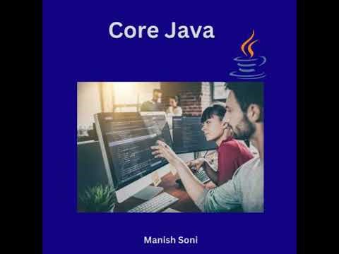 Core Java - Manish Soni