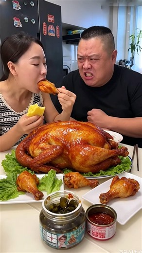 Chồng keo kiệt ăn hết tất cả trứng, tôi cố tình lấy ra đùi gà to để anh ấy chỉ có thể nhìn mà thôi.
