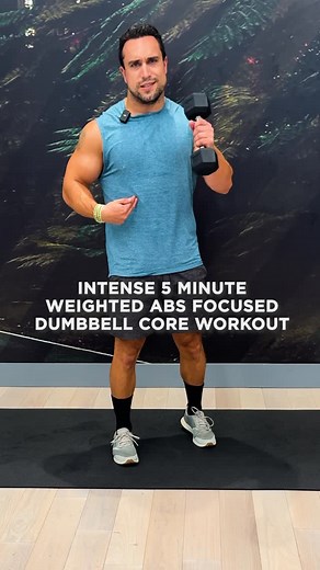 Anabolic Aliens | Mike Rosa | Strengthen your core with this 5 minute dumbbell abs workout!  The full follow along workout video for this ab routine is live on... | Instagram