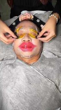 face & washing ASMR||🤯 face message therapy #asmrvideo #asmrsounds #shortvideo #ytshorts ||