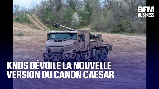 KNDS dévoile la nouvelle version du canon Caesar