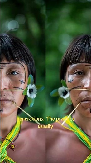 Yanomami tribe of Amazon Rainforest #shorts