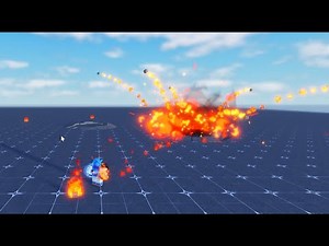 ROBLOX stylized fireball explosion ability (Divine Duality)