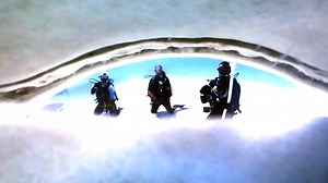 Stunning video shows inside of shark's mouth as it chews on diver's camera