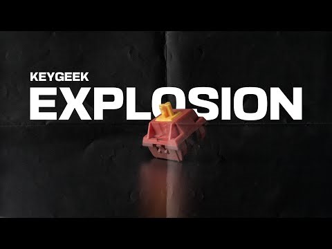 Keygeek Explosion Sound Test | Linear Switch