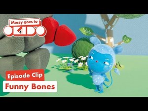 Funny Bones 🦴| Clip🎬| Messy Goes To OKIDO | Cartoons For Kids
