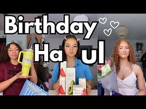 BIRTHDAY HAUL🌷🎂 ultimate, aesthetic / 🎀TikTok Compilation