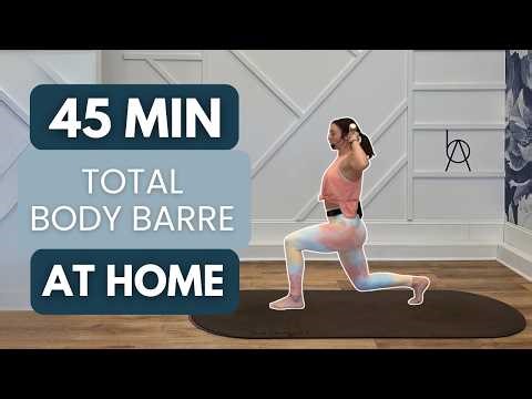 Full Body Barre Routine | Tone Every Muscle | At Home Workout