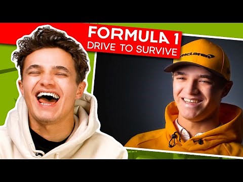 Lando Norris Reacts To Formula 1: Drive To Survive (Season 1 - 4)
