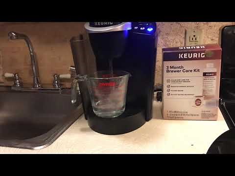How to descale and clean Keurig coffee maker