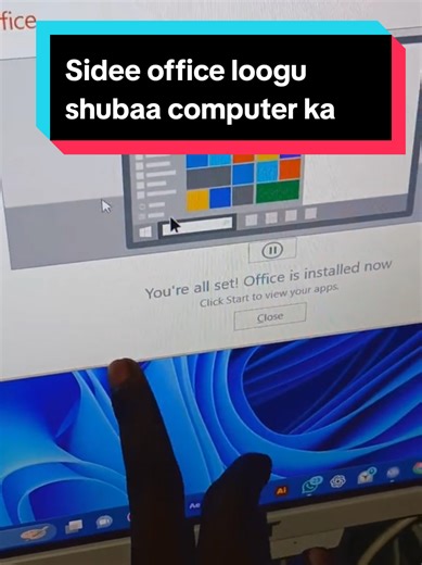 Sidee office loogu shubaa computer ka. #Somalia #TaariikhIleysAcademy #ITSkills #ComputerCourse #fyppppppppppppppppppppppp