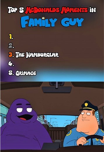 Family Guy's Top 5 McDonald's Moments Revealed!