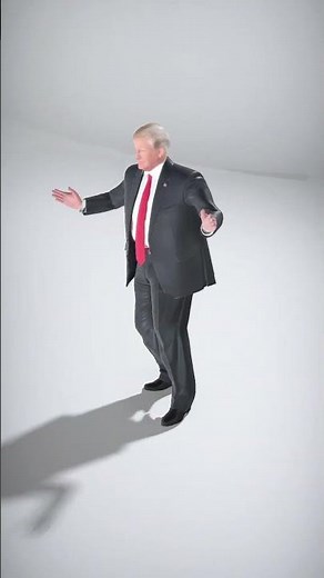 Businessman in Suit with Red Tie - AI Rigged 3D Character