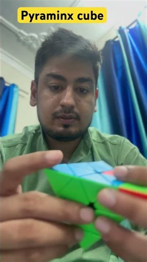 Solving Pyraminx rubiks in less than a minute #rubikscube #limcabookofrecord #rubikcube
