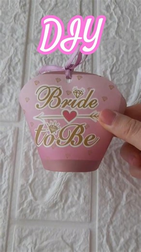 Easy DIY Bridal Shower Favors! 💍✨ #shorts #art #viral #diy #trending