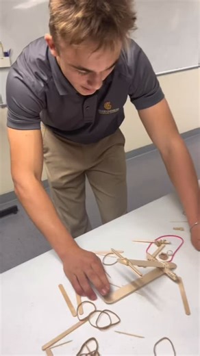 12 reactions | House Competition: Catapult Challenge #Physics #classicaleducation #housecompetition #Alfred | Grace Classical Christian Academy | Facebook