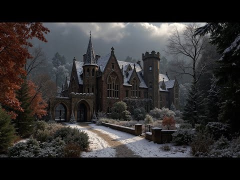 You're Walking Outside the Old Library | Relaxing Piano and Dark Academia For Sleep