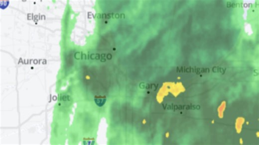 Live Radar: Track steady, widespread rain across Chicago area