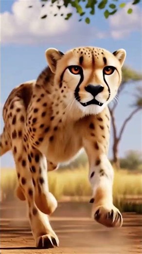 "Cheetah's Epic Fail! 😂 Slow & Steady Wins... Everything❤️!" #cartoons #animalcartoon #lifelessons