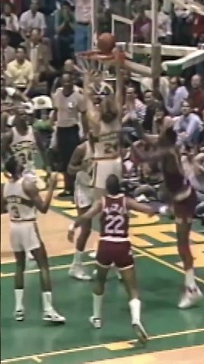 Hakeem Olajuwon Highlights - 1987 Houston Rockets vs Seattle Supersonics Game 6