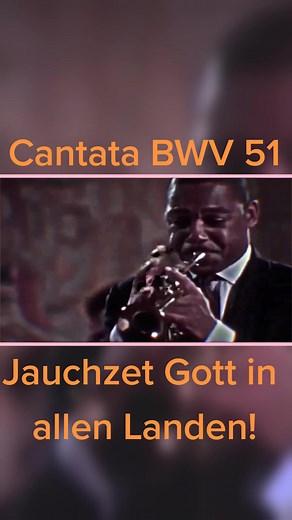 #jsbach - Jauchzet Gott in allen Landen! Cantata BWV 51, Wynton Marsalis & Kathleen Battle. #johannsebastianbach #bach #classicalmusic #cantate #orchestra #baroque #musicabarroca #musicaclasica #duet #soprano #trompeta