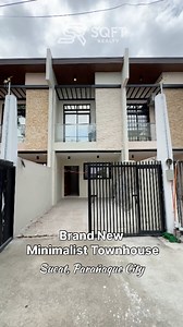 6.7K views · 50 reactions | Brand New Minimalist Townhouse For Sale in UPS 5, Sucat, Paranaque City• Property Code: FSUPS53 • Investment Price P9,300,000 Cash or Bank Financing • We provide free bank loan assistance. • PM for more details @ 0917-5628828 w/viber & whatsapp • More Parañaque City brand new house and lot for sale here: www.sqftph.com | Southern Dwellings PH | Facebook