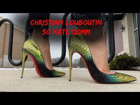 Christian Louboutin So Kate Python 120MM [REVIEW] | HUEYYROUGE