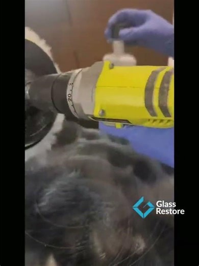 Glass Restore to the rescue! 💥 Our pros just buffed out those deep stovetop scratches and turned a