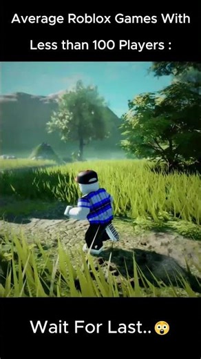 Average Roblox Games With Less than 100 Player be like