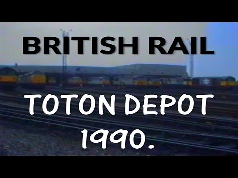 TOTON Depot 1990. British Rail.