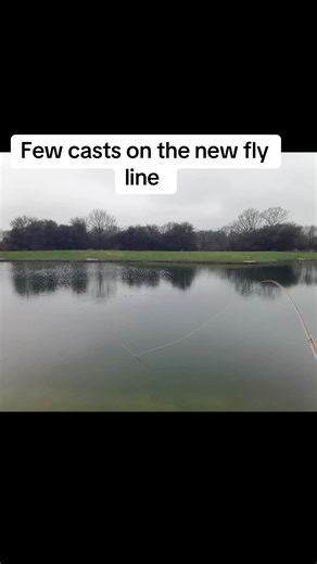 New fly line. Casts out lovely#flyfishing #stillwaterflyfishing #cortlandflylines #fishing #flyfishinglife