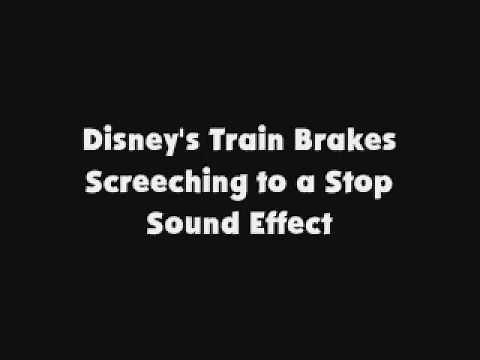 Disney's Train Brakes Screeching to a Stop SFX
