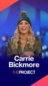 Carrie Bickmore returned to The Project desk to launch her new Beanies 4 Brain Cancer, and we couldn't help but let her sign us off one more time... | The Project
